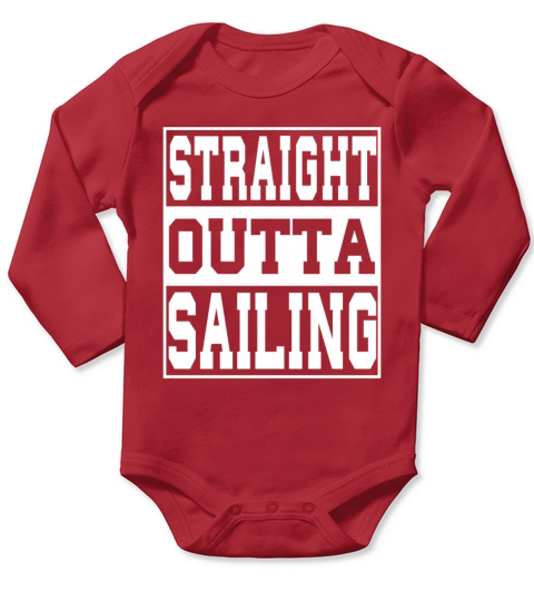 Sailing Saying Funny Long Sleeve Baby One-Piece