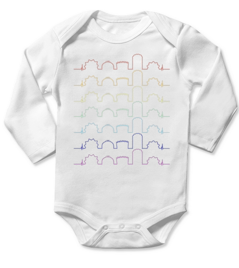 Simpsons Heartbeats - T Shirt Long Sleeve Baby One-Piece