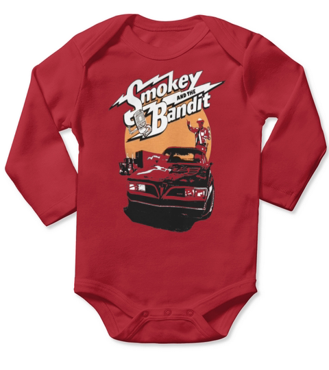 Smokey and the bandit - Aweome comedy movie tee - Mens T-Shirt by American Apparel Long Sleeve Baby One-Piece