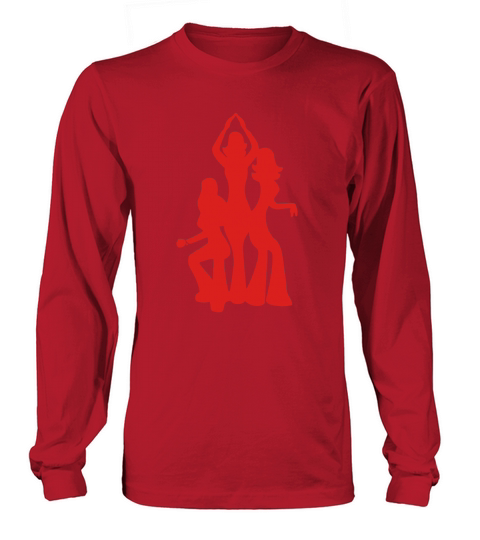 3 Women Posing like Charlie s Angels Long sleeved Unisex