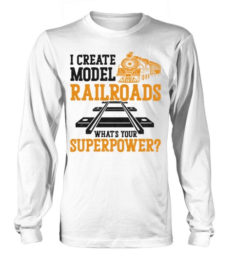 Steam Train Driver Trainspotting Long sleeved Unisex