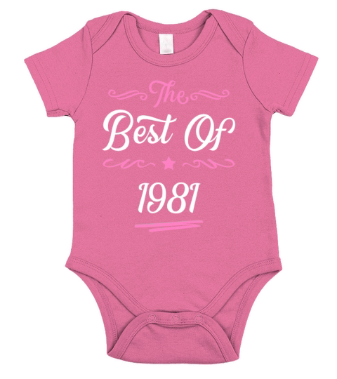 1981 best of Short Sleeve Baby One-Piece