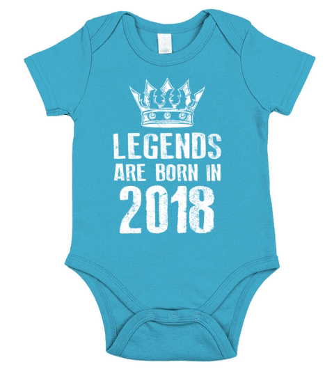 2018 legends born in Short Sleeve Baby One-Piece