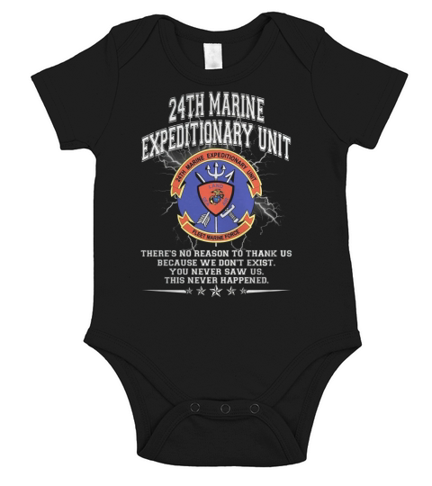 24th Marine Expeditionary Unit Short Sleeve Baby One-Piece