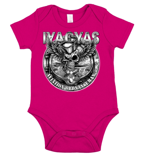 Aviation Ordnanceman IYAOYAS Military Tshirt Short Sleeve Baby One-Piece