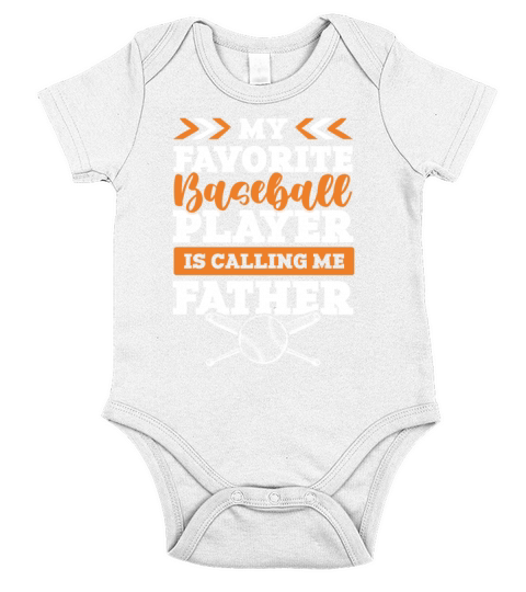 baseball father Short Sleeve Baby One-Piece
