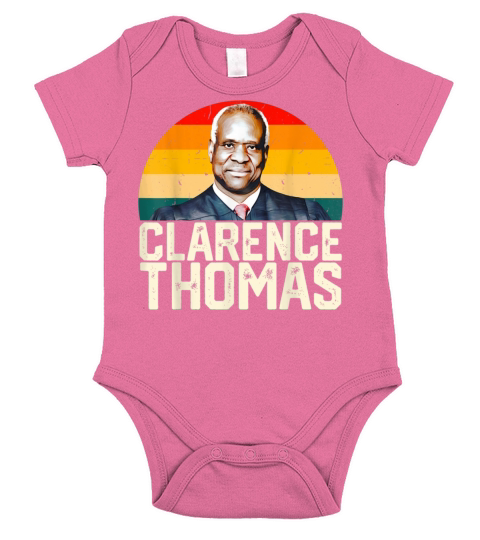 Clarence Thomas Supreme Court Justices Scotus Fun Short Sleeve Baby One-Piece
