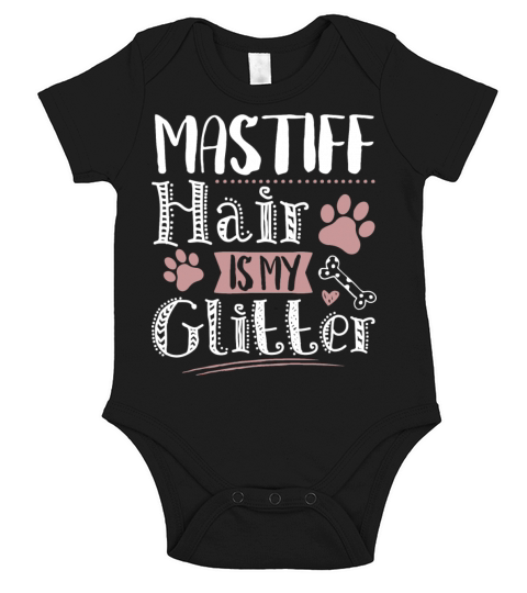 Cool Funny Mastiff Pet Dog Owner Lovers Sayings Short Sleeve Baby One-Piece