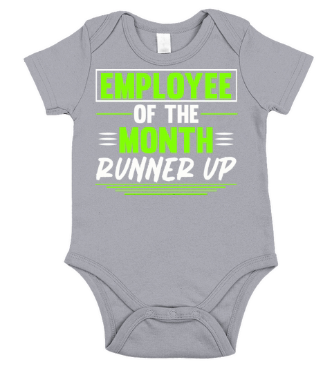 Employee of The Month Coworker Runner Up Short Sleeve Baby One-Piece