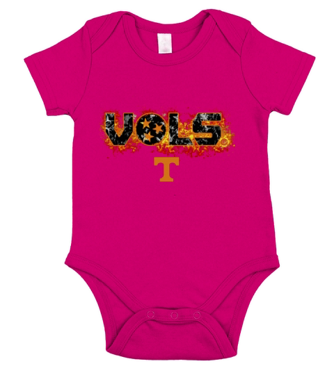 Fire Vols  Tennessee Volunteers fans Short Sleeve Baby One-Piece