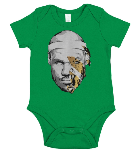 Heart of a Lion Lebron Shirt Short Sleeve Baby One-Piece