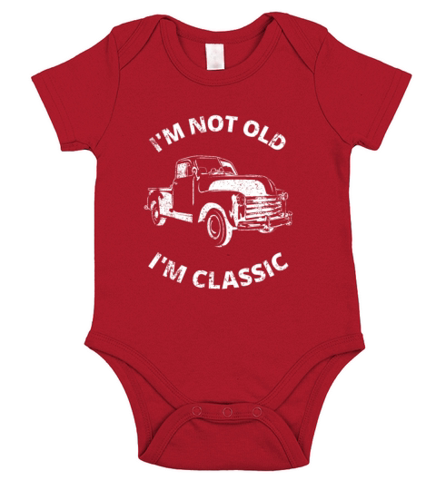 Im Not Old Im Classic Short Sleeve Baby One-Piece