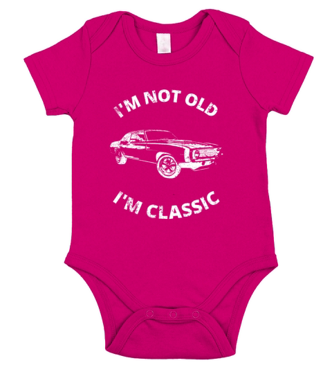 Im Not Old Im Classic Short Sleeve Baby One-Piece
