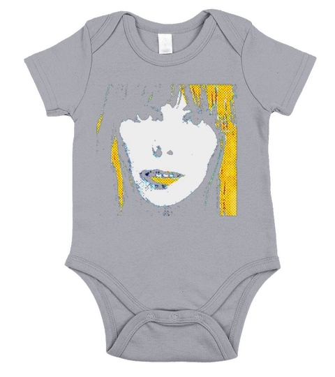 Joni Mitchell Pop Art Short Sleeve Baby One-Piece