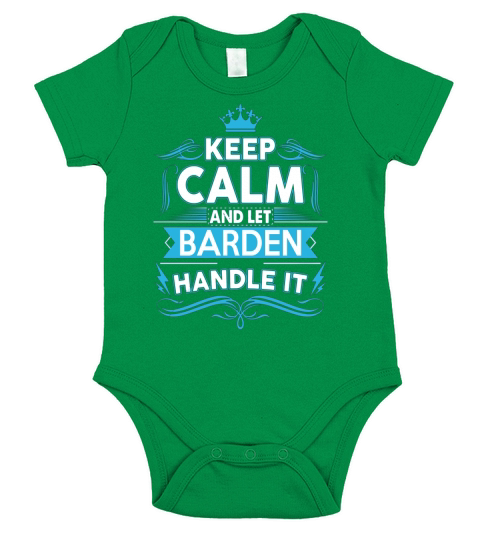 Keep calm BARDEN, BARDEN tshirt Short Sleeve Baby One-Piece