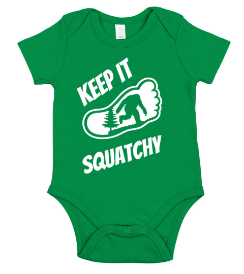 Keep It Squatchy - Bigfoot Short Sleeve Baby One-Piece
