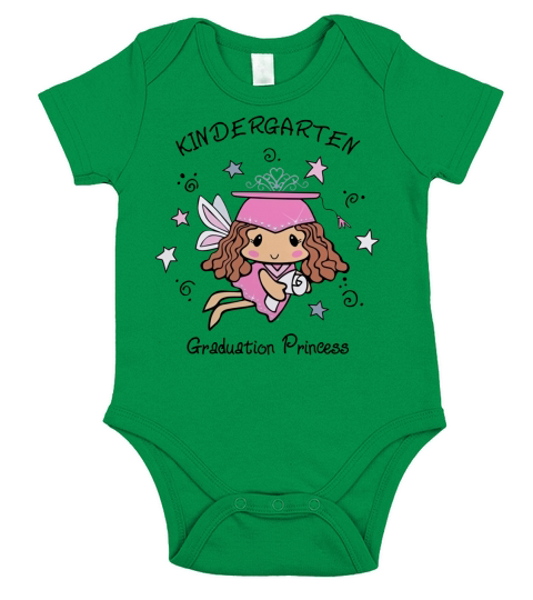Kindergarten Graduation Princess T-Shirt Short Sleeve Baby One-Piece