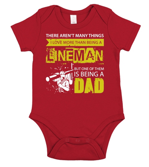 Mens Vintage Tshirt Being A Lineman Dad Fathers Day Gift Short Sleeve Baby One-Piece
