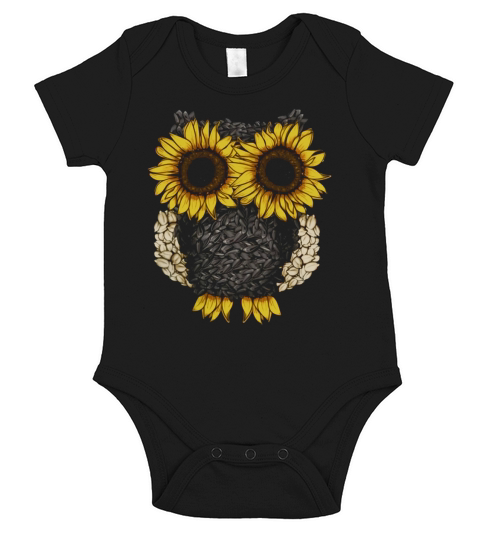 Owl by sunflower and seed shirt - Ladies Flowy Tank Short Sleeve Baby One-Piece