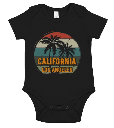 palm trees Short Sleeve Baby One-Piece
