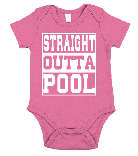 Pool Saying Funny Short Sleeve Baby One-Piece