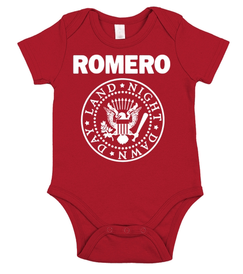 Romero Ramones Night Dawn Day Land Short Sleeve Baby One-Piece