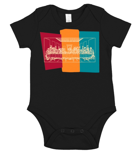 The Last Supper Short Sleeve Baby One-Piece