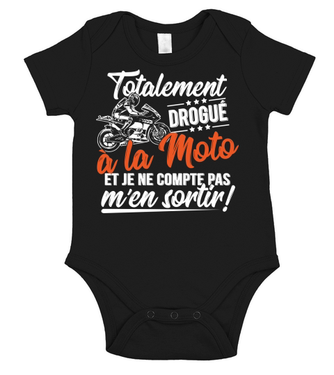 TOTALEMENT DROGUE A LA MOTO - Coffee Mug (colored) Short Sleeve Baby One-Piece