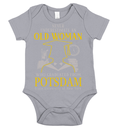 Woman graduated from  State University of New York College at Potsdam Short Sleeve Baby One-Piece