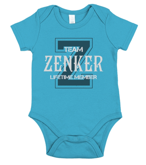 ZENKER Shirts - Team ZENKER Lifetime Member Name Shirts Short Sleeve Baby One-Piece