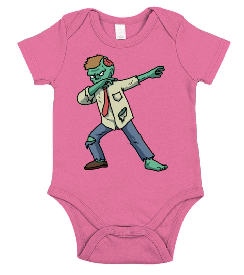 Zombie Dabbing Funny Zombie Gift Short Sleeve Baby One-Piece