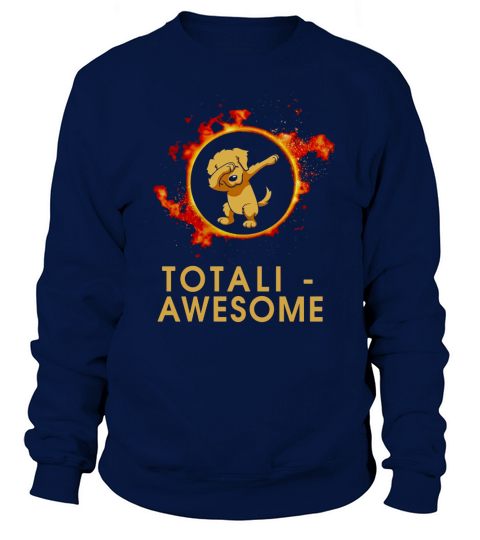 1479732 GOLDEN RETRIEVER SHIRTS GOLDEN DABBING TEE IN TOTAL ECLIPSE_BLACK Sweatshirt Unisex