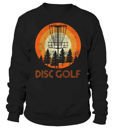 Disc Golf Player Vintage Sweatshirt Unisex