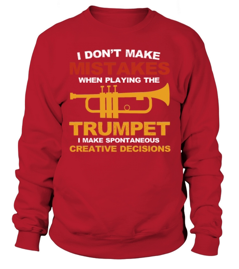 Funny Trumpeter Trumpet Player Vintage Gifts Sweatshirt Unisex