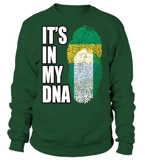 Gambian And Nigerian Mix Heritage DNA Flag Sweatshirt Unisex