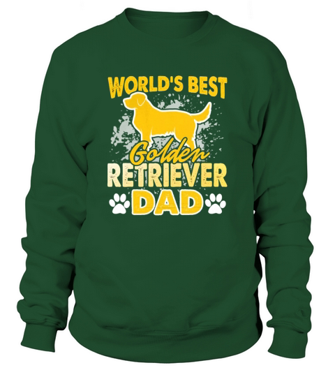 Golden Retriever Dad Fathers Day Gift Sweatshirt Unisex