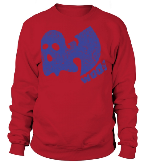halloween ghost woo wutang blue Sweatshirt Unisex