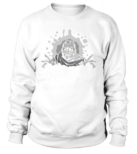 Halloween Zombie Line Art Monster Fan Horror Sweatshirt Unisex