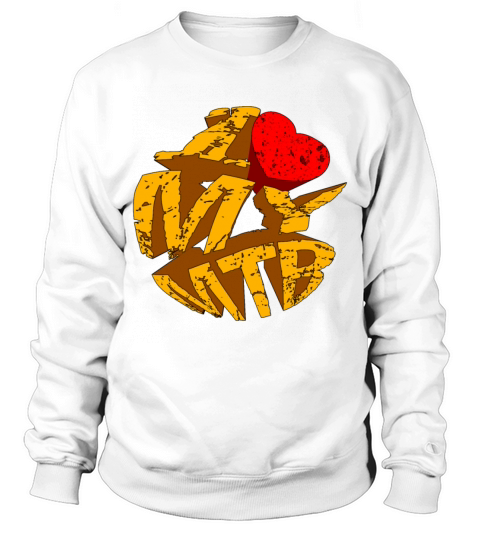 I Love My MTB Vintage Retro Mountainbike Sweatshirt Unisex
