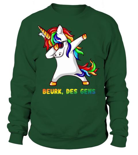 LICORNE beurk des gens Sweatshirt Unisex