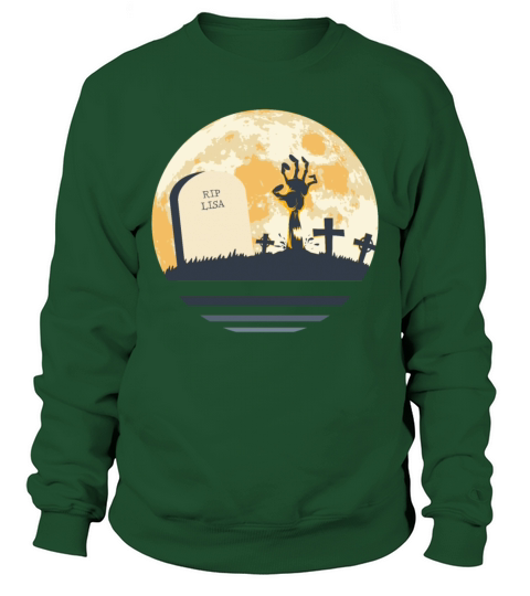 LISA Grave Tombstone Halloween Zombie Spooky Sweatshirt Unisex