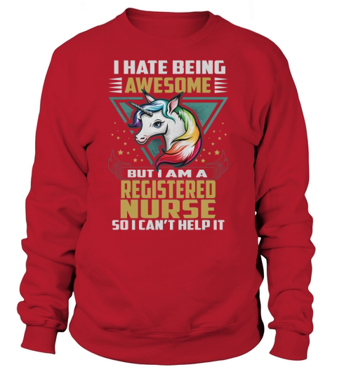 REGISTERED NURSE Job Unicorn Sweatshirt Unisex