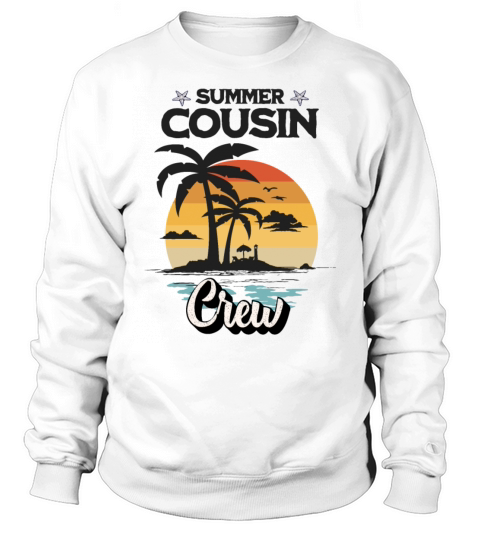 Summer Cousin Crew 2022 summer vacation Beach Sweatshirt Unisex
