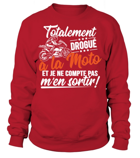 TOTALEMENT DROGUE A LA MOTO - Coffee Mug (colored) Sweatshirt Unisex