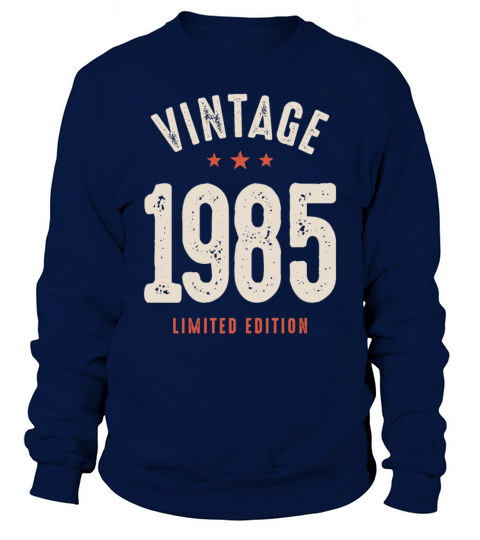 Vintage Born in 1985 - 37th Birthday Retro Sweatshirt Unisex
