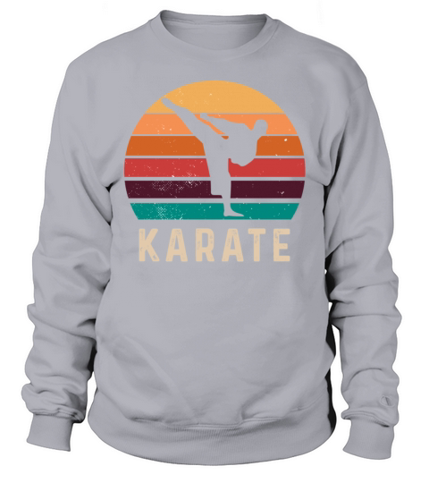 Vintage Retro Karate Sweatshirt Unisex