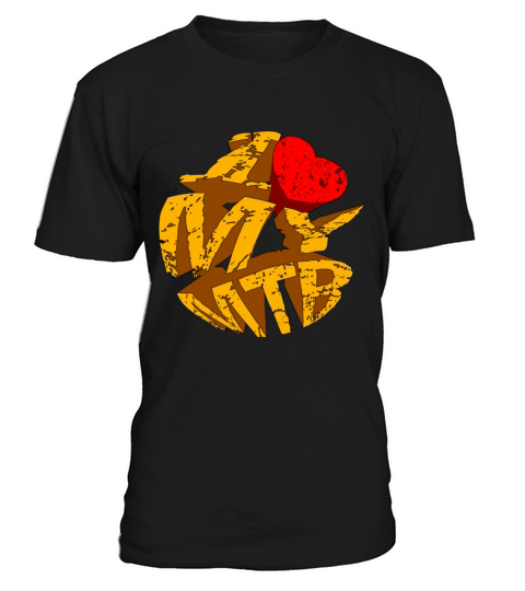 I Love My MTB Vintage Retro Mountainbike T-Shirt Unisex