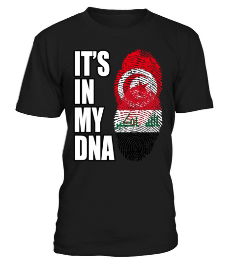 Tunisian And Iraqi Mix Heritage DNA Flag T-Shirt Unisex