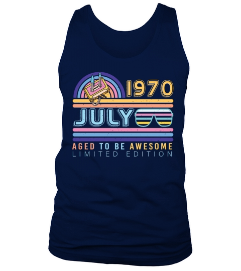 1970 July Vintage Tank Top Unisex