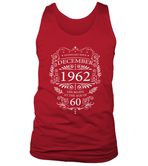 60th Birthday Gifts Vintage 1962 Birthday Sayings Tank Top Unisex